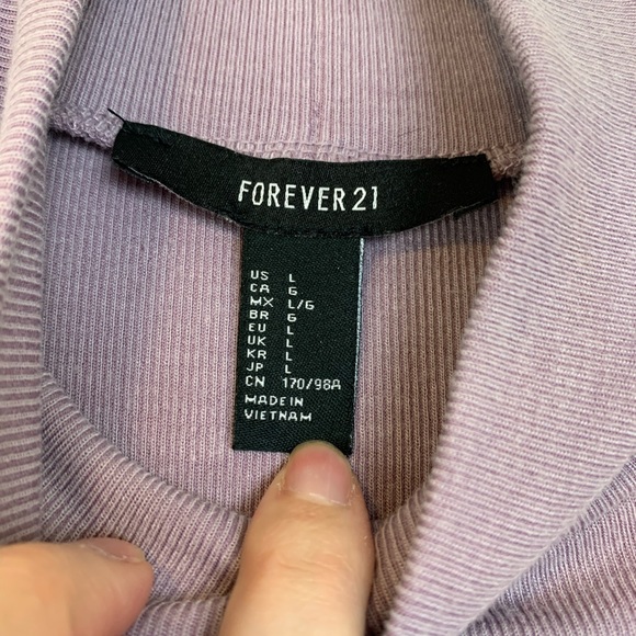 Forever 21 Turtleneck Shirt Dress - Picture 2 of 3